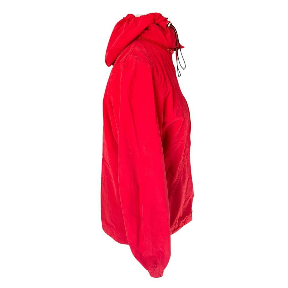 Giacca Sport fuchsia windbreaker and rain coat. Removeable hood, zip up size M - Picture 4 of 9